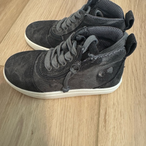 Billy Kids Charcoal High-Top Sneakers - Picture 4 of 5